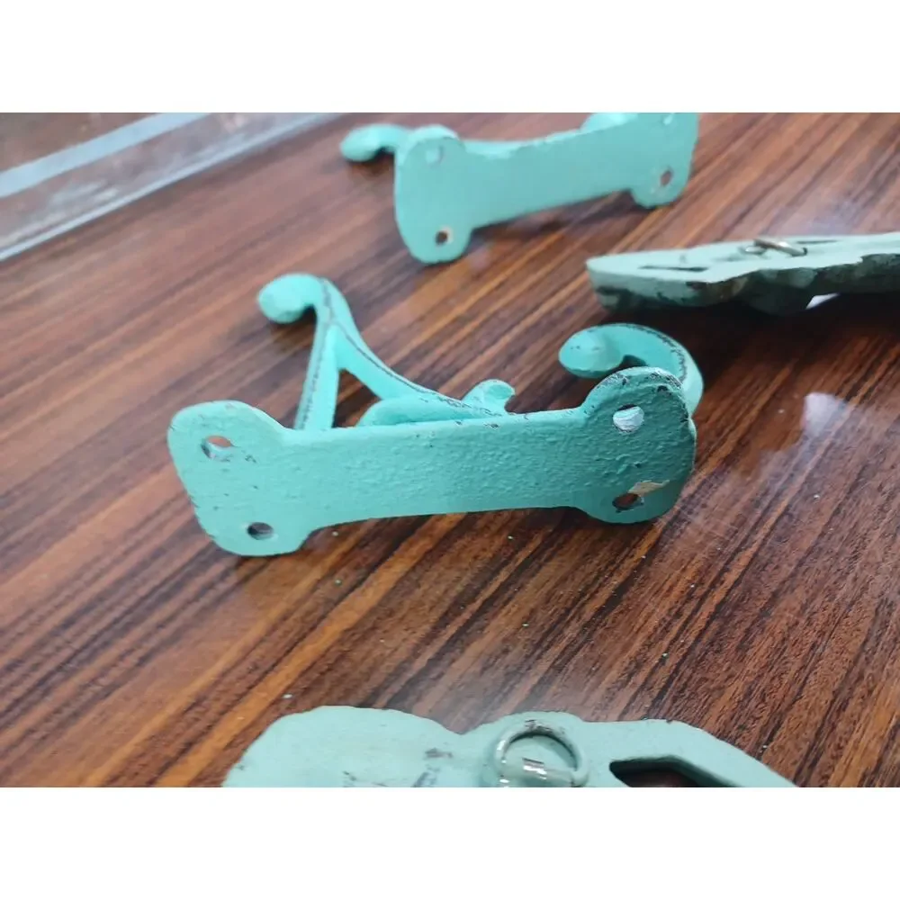 Mermaid Antique Style Towel Hooks Beach Theme Bathroom Aqua Fun Ocean
